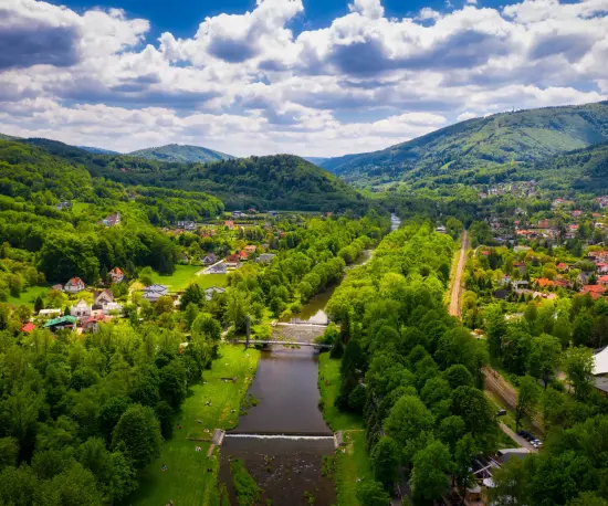 Grafika Ustroń v Beskydech zve na pobyty s ubytováním v Dolce Vita